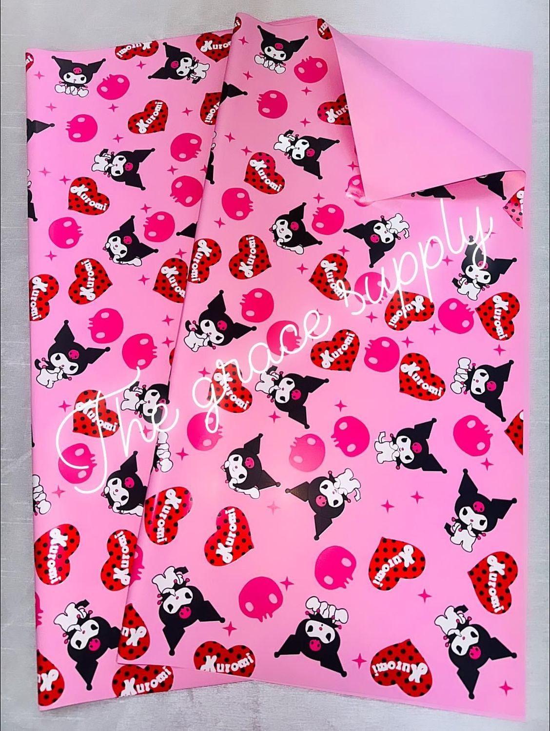 Pink kuromi paper