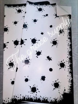 Black bloody paper