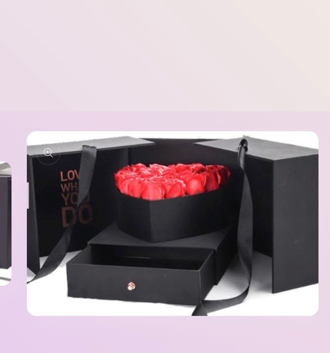 Black Luxury floral box