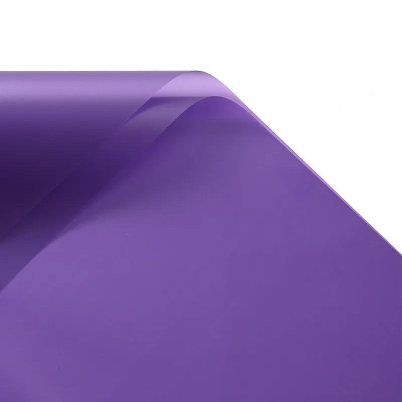 Translucent purple paper