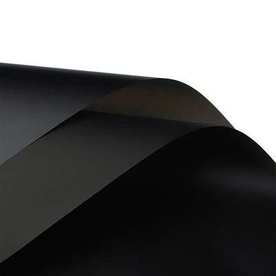 Translucent black paper
