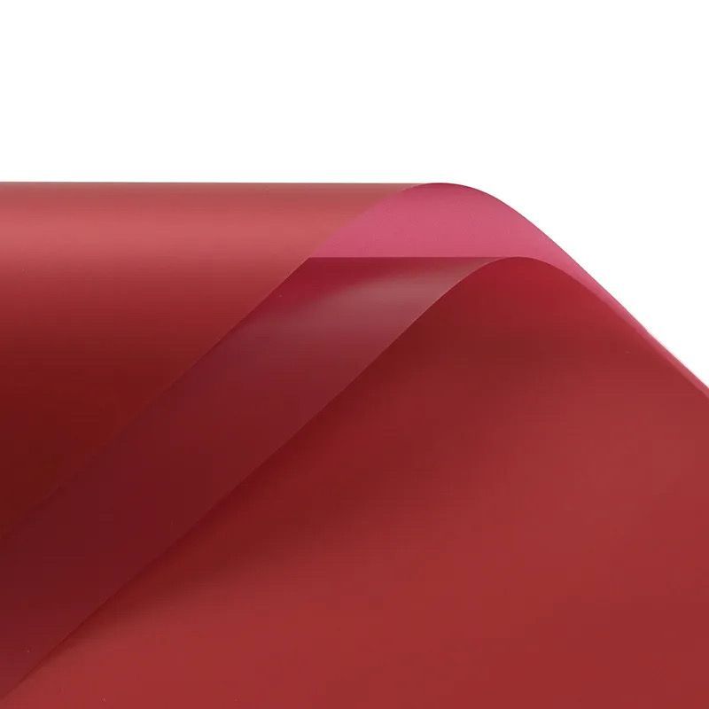 Translucent red paper