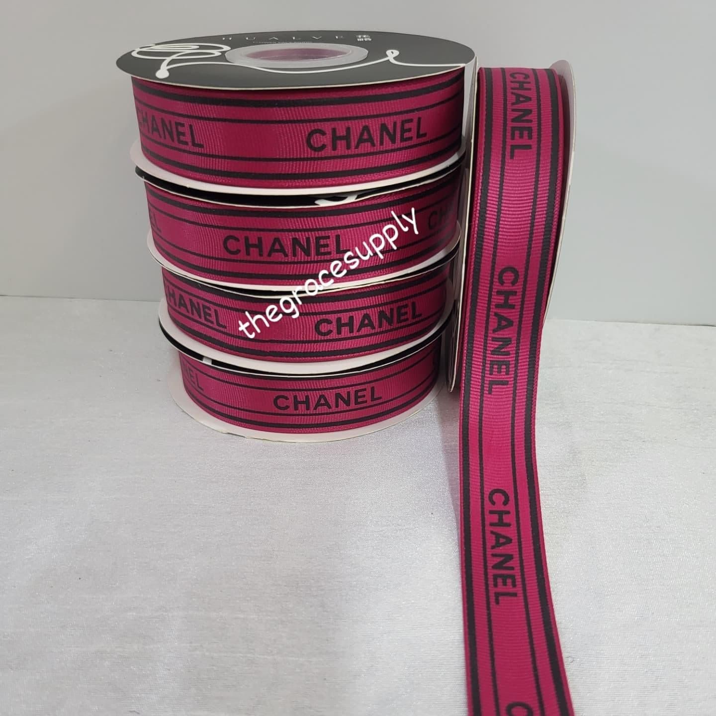 Pink Chanel ribbon