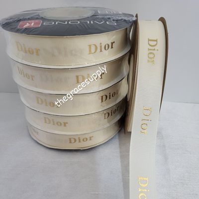 White Dior Ribbon