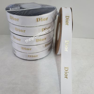 White Dior Ribbon