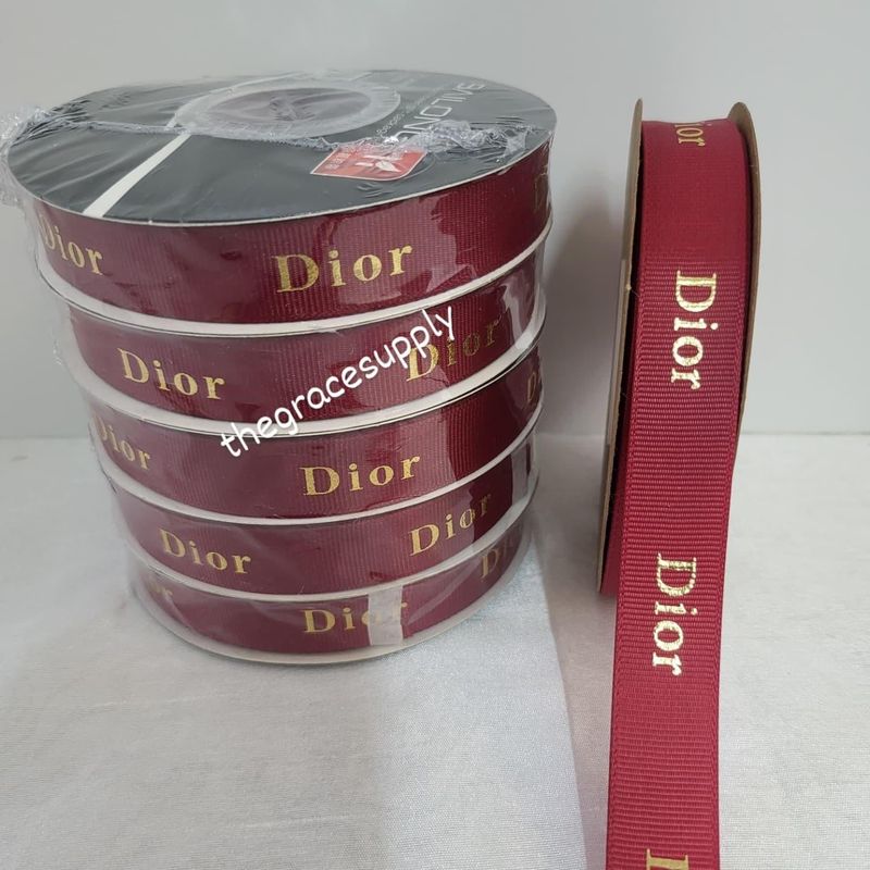 Red Dior Ribbon