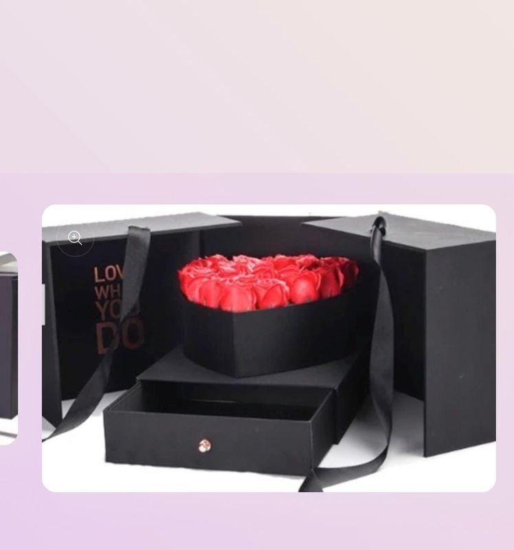 Black Magic cube box with drawer