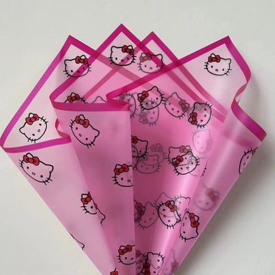Translucent pink H Kitty paper