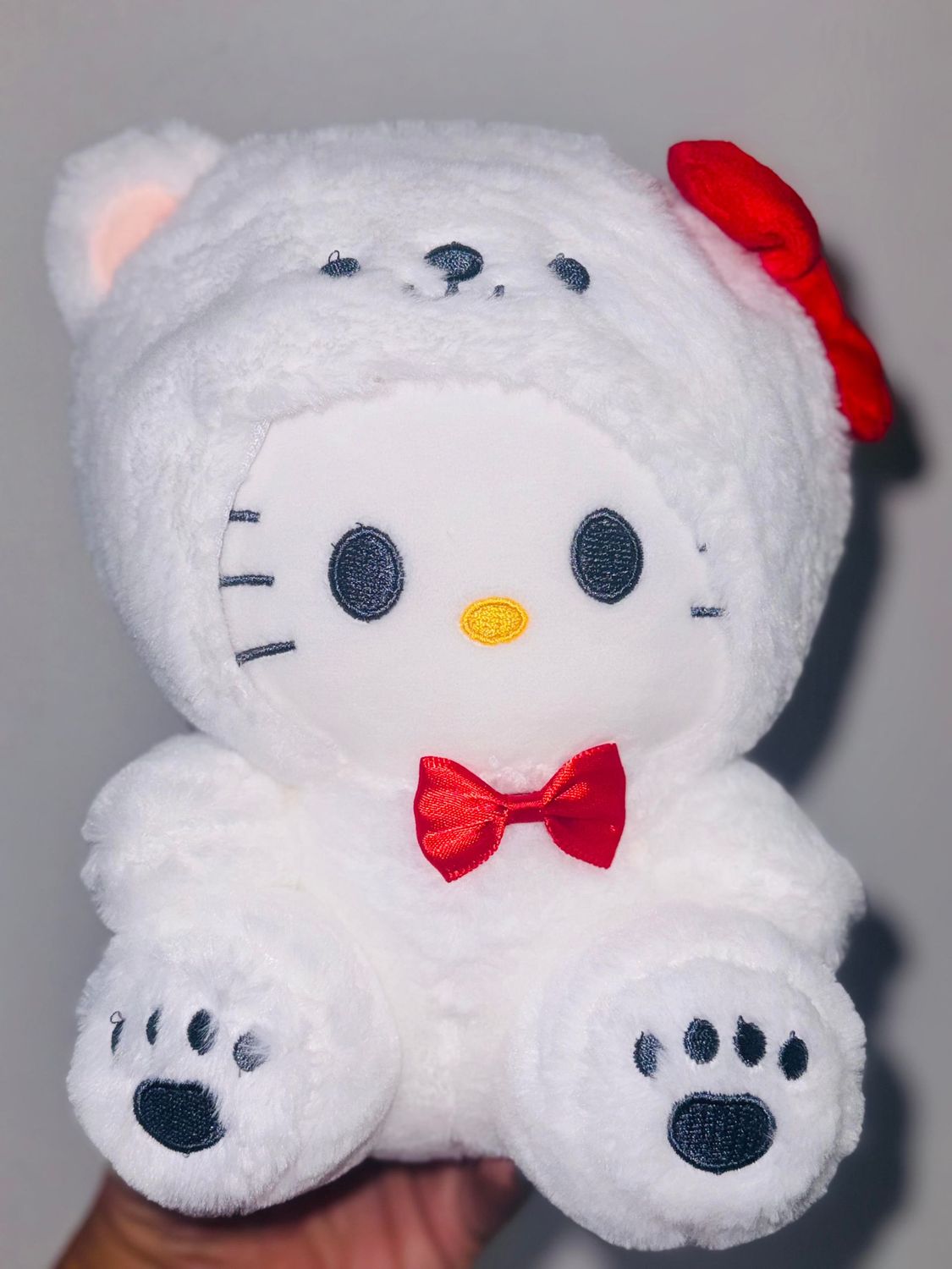 Red Hello Kitty cat Hoodie Plushie