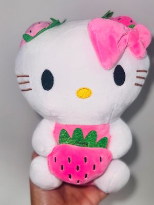 Pink Hello Kitty Strawberry Plush