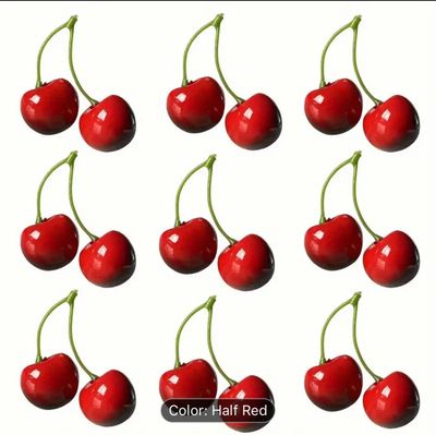 3D Red Cherry Foam Decoration - Perfect for a special touch in your Bouquet.