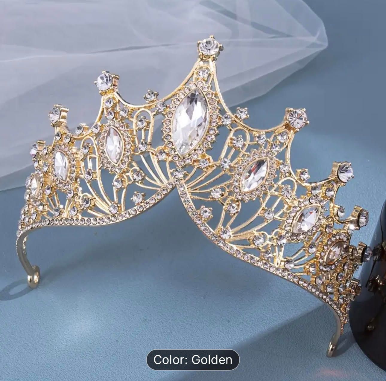 Gold/silver Shimmering Princess Crown