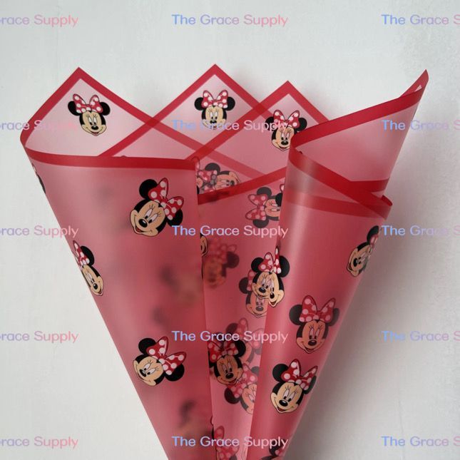 Red Translucent MM wrapping paper