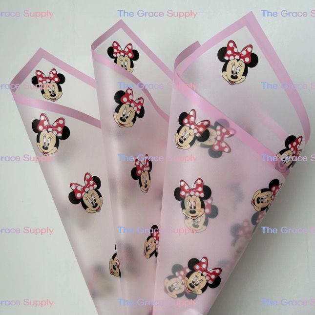 Pink Translucent MM wrapping paper
