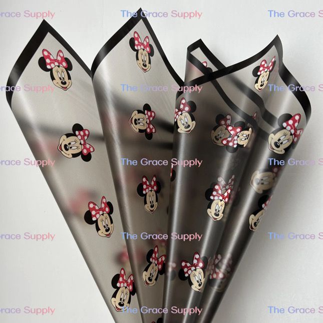 Black Translucent MM wrapping paper