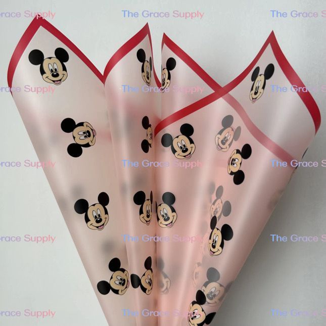 Red Translucent M Mouse wrapping paper