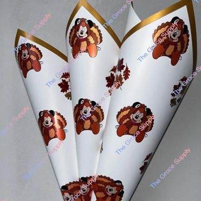 Solid White paper with gold edges