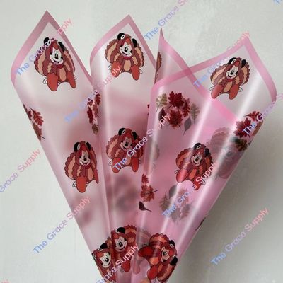 Translucent pink paper with pink edges