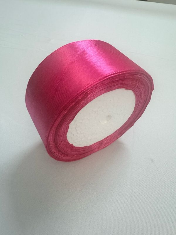 Hot Pink Satin Ribbon 1 1/2”