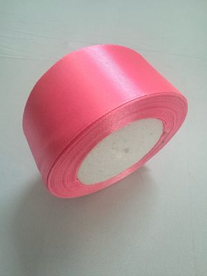 Coral satin Ribbon 1 1/2”