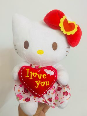 Red I love you Hello Kitty