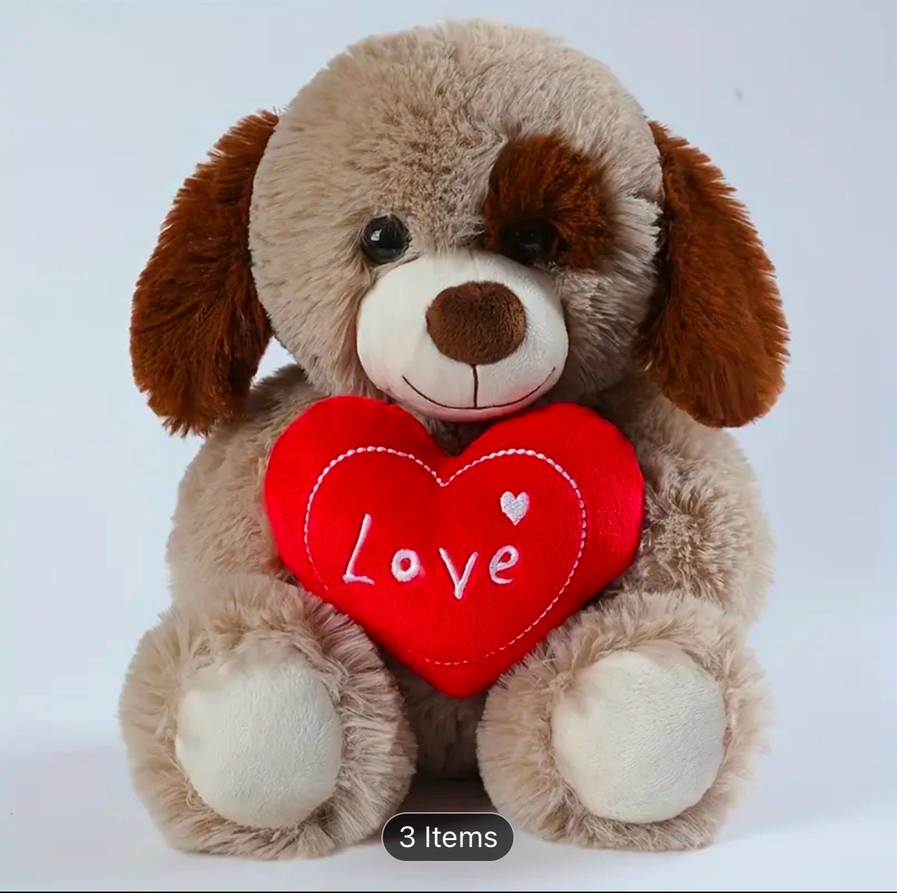 Brown Love Dog