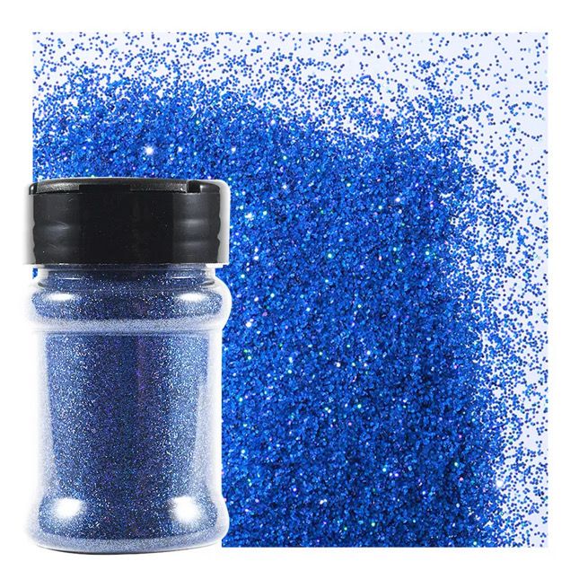 3oz Royal Blue  Glitter Bottle