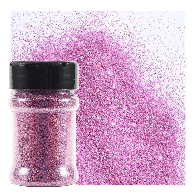 3oz Pink Glitter Bottle