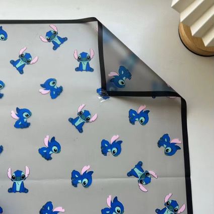 Black Translucent Stitch Paper
