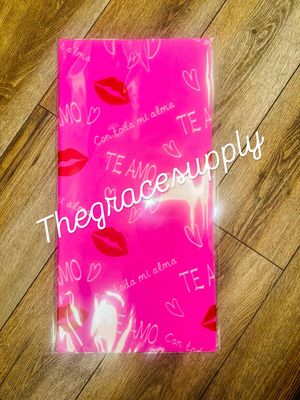 Te Amo Hot Pink Solid Wrapping Paper