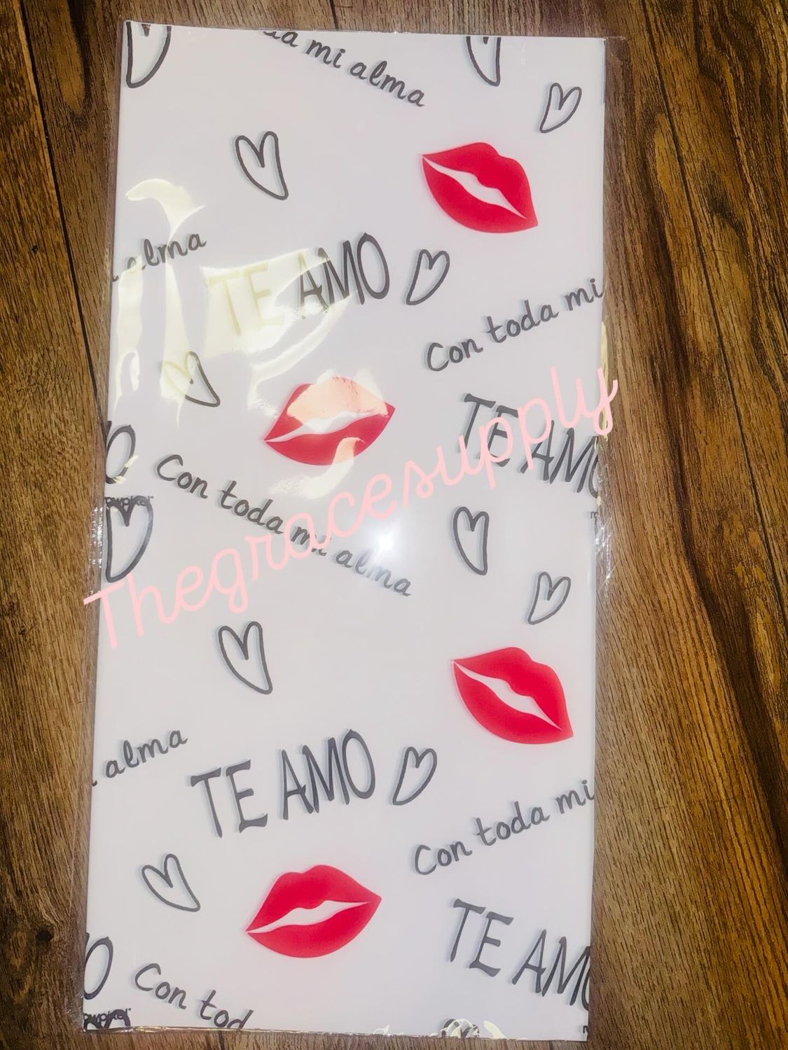 Te amo Solid White Wrapping Paper