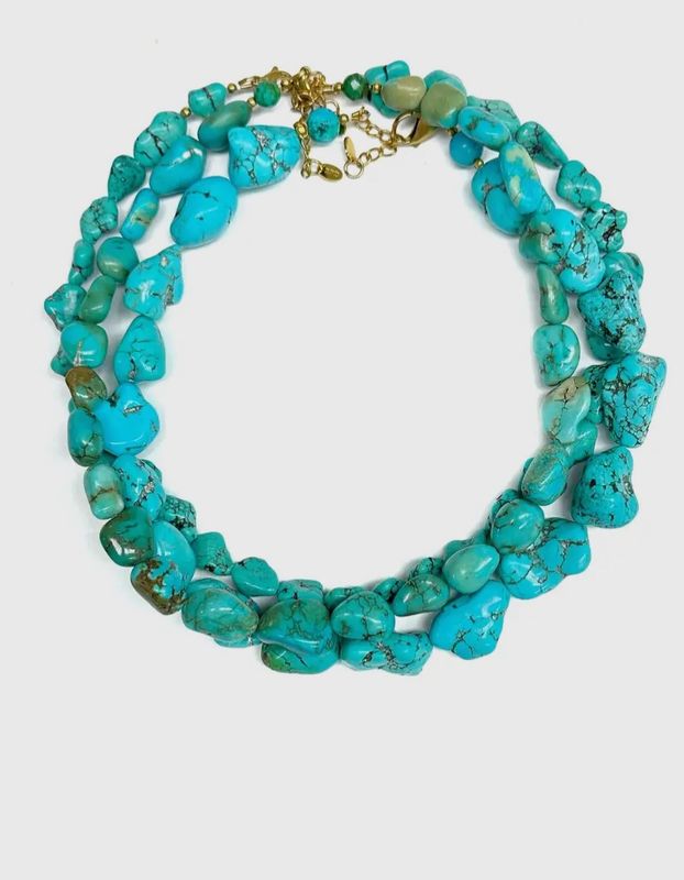 CHUNKY TURQUOISE NECKLACE
