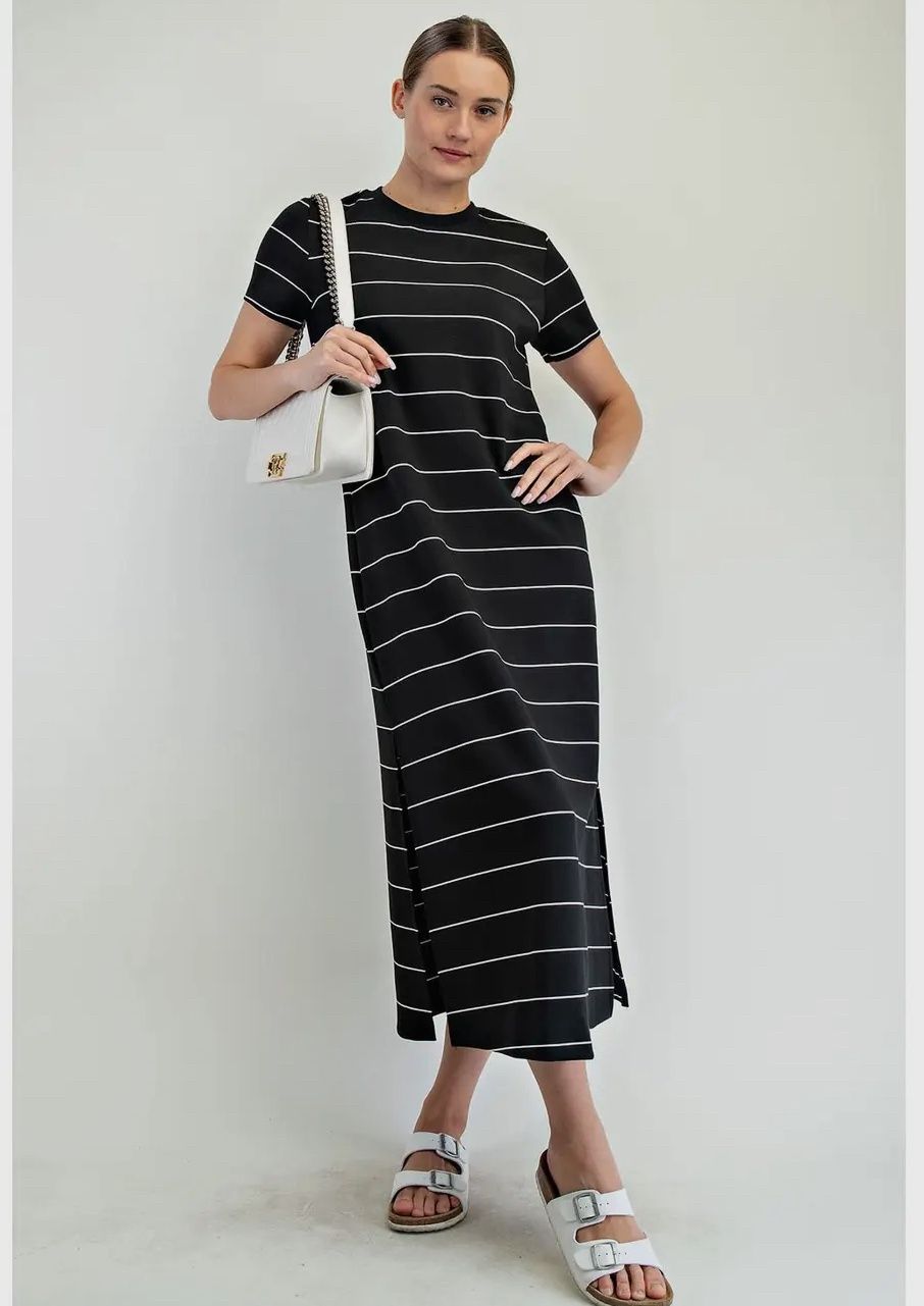 MODAL SCUBA STRIPE MAXI