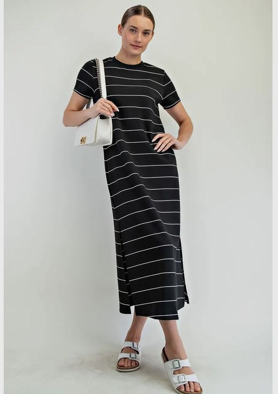 MODAL SCUBA STRIPE MAXI