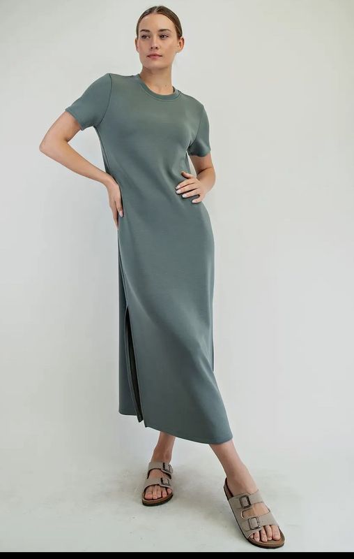 MUST-HAVE MODAL MAXI- SAGE LEAF