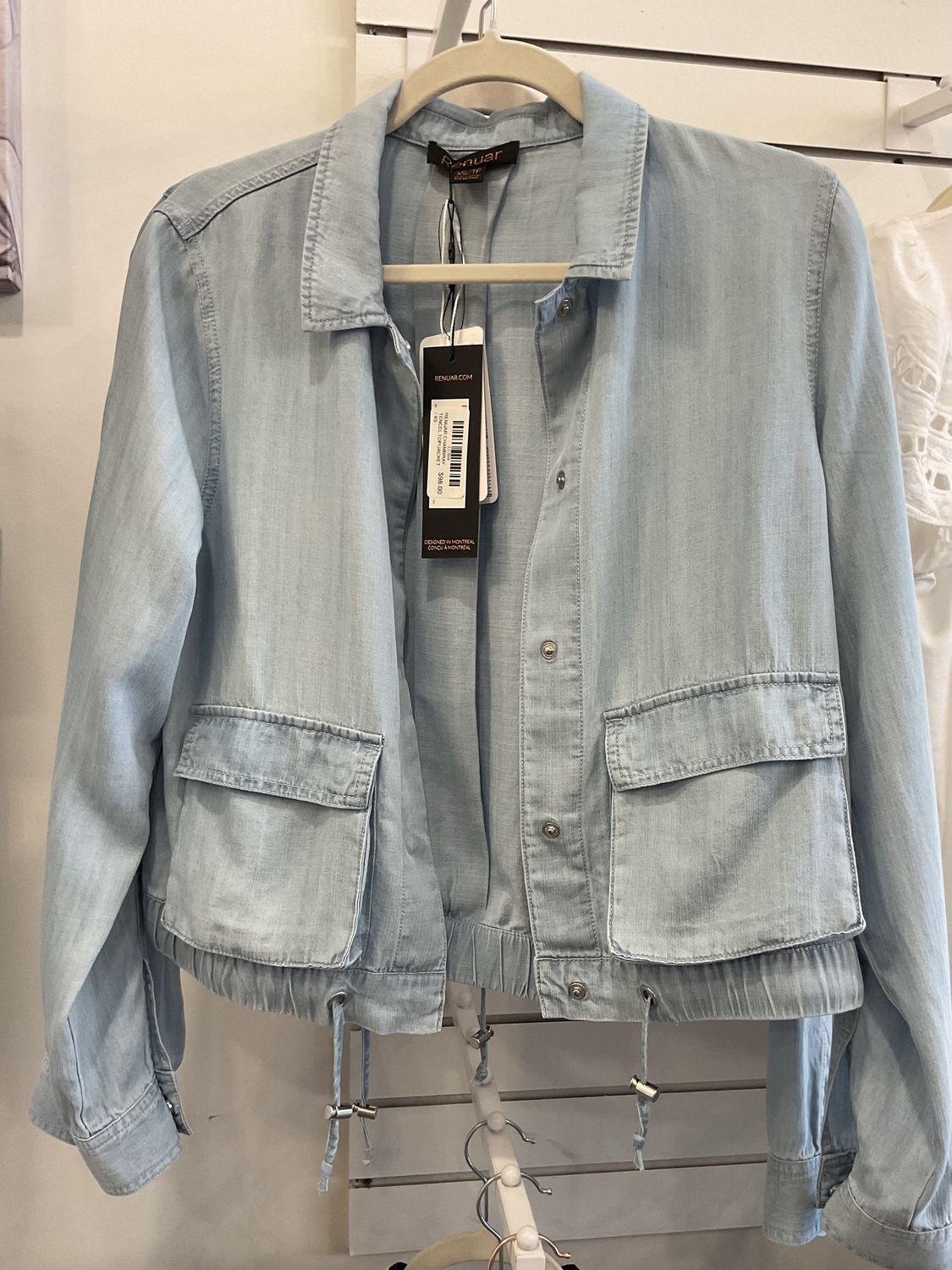 RENUAR CHAMBRAY TENCEL TOP/JACKET