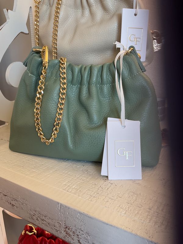 GF1020 GENUINE ITALIAN LEATHER CLUTCH/CROSSBODY