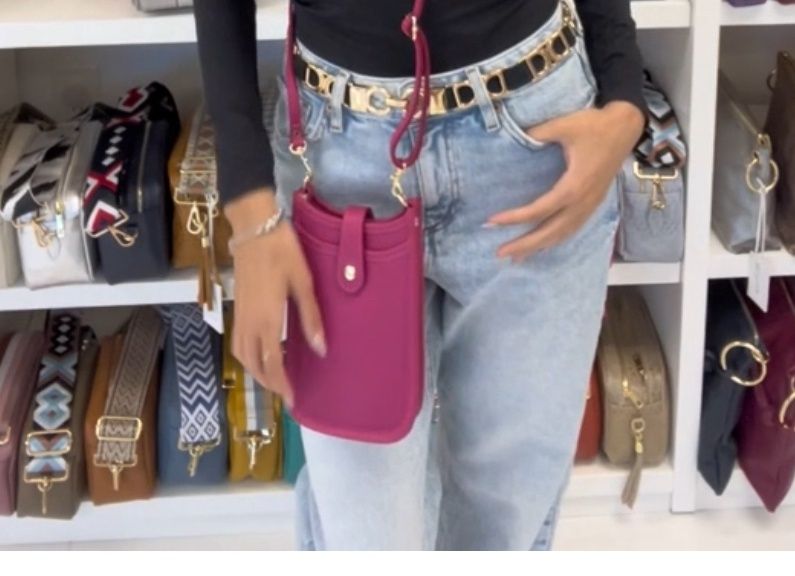 LEATHER CROSSBODY HANDBAG (LARGE CELL)
