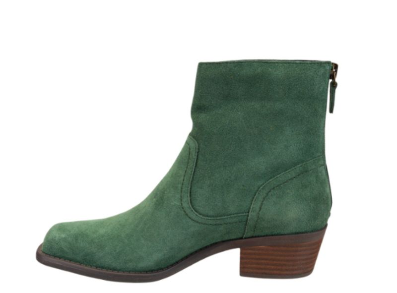 OTBT HOMESTEAD SUEDE BOOTIES-DARK GREEN