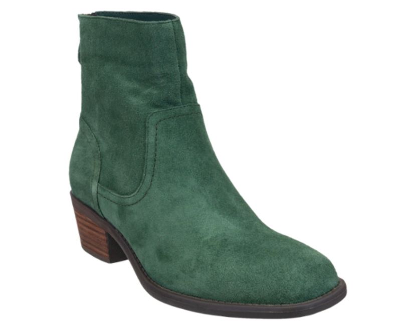 OTBT HOMESTEAD SUEDE BOOTIES-DARK GREEN