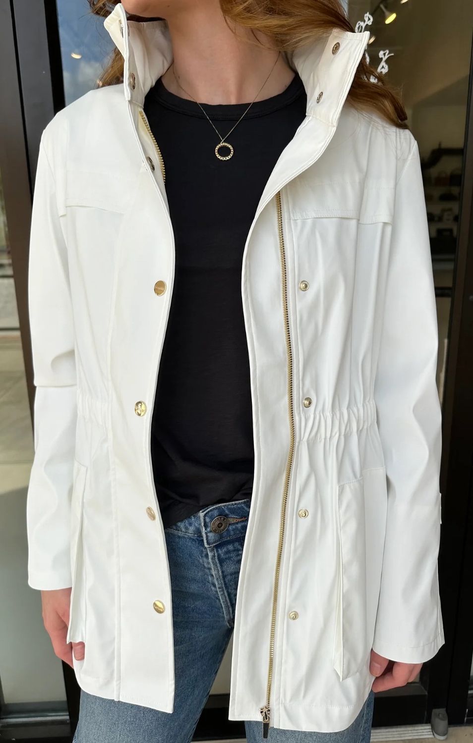 RENUAR WATERPROOF JACKET- CREME