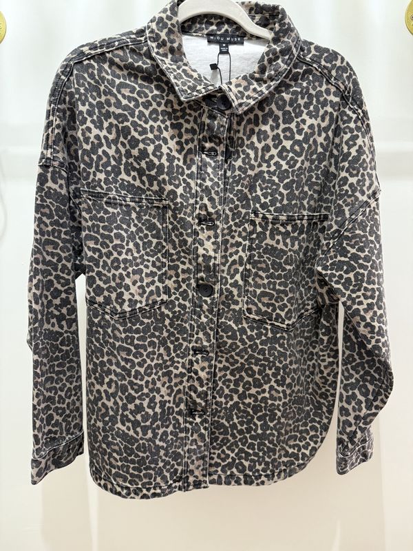 LEOPARD PRINT SHACKET