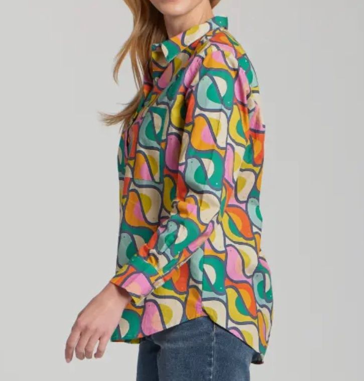 EMERALD MULTI BOYFRIEND SHIRT