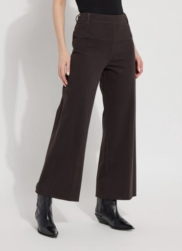 Lyssé ERIN HI WAIST WIDE LEG DENIM- DOUBLE ESPRESSO