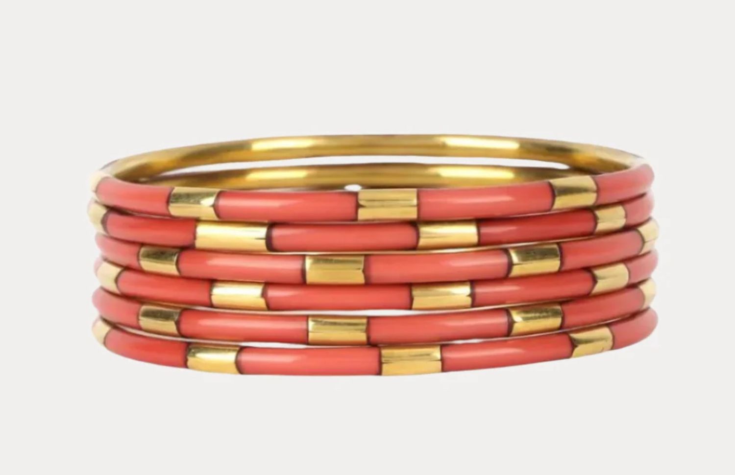 VEDA BANGLES ( set of 6)- CARAMEL
