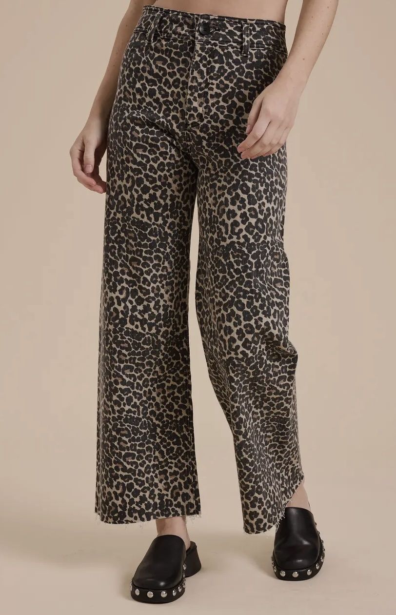LEOPARD PRINT PANTS