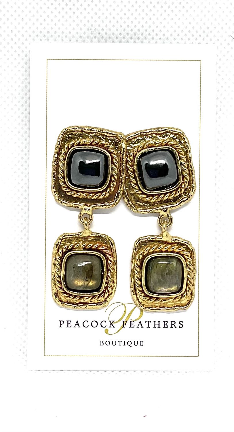 KODA DOUBLE DANGLES- DARK