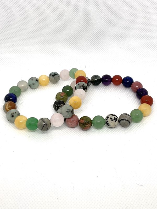 STONE STRETCH BRACELET-MULTI
