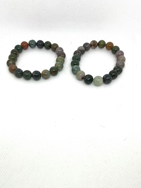 STONE STRETCH BRACELET- JADE