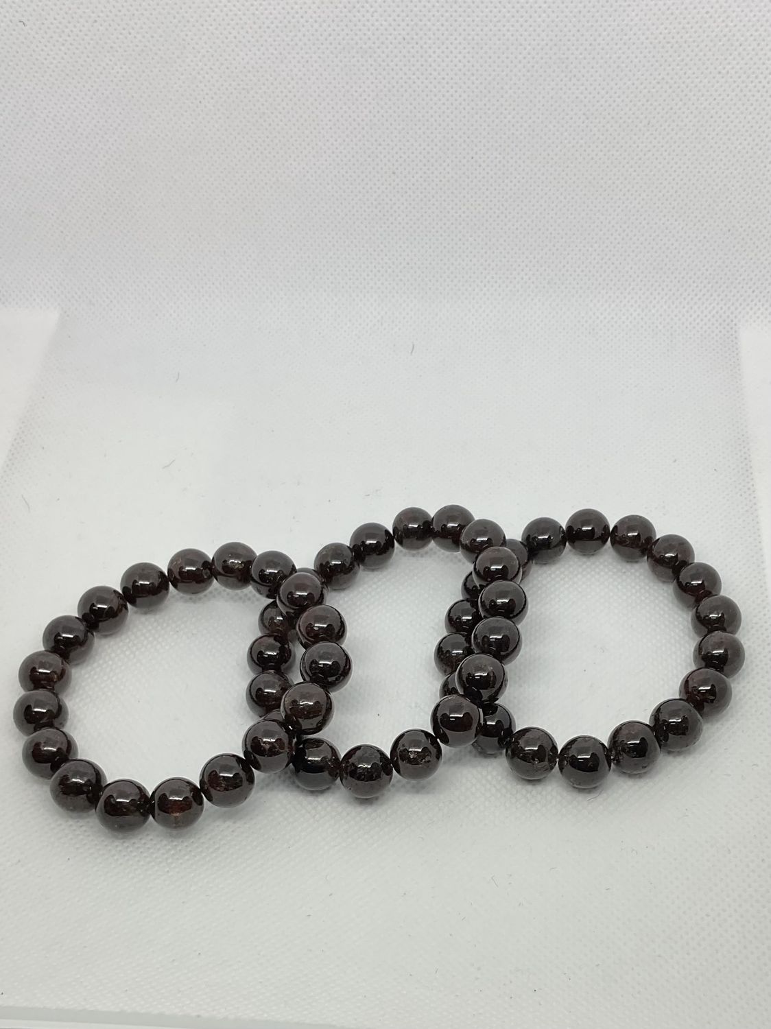 STONE STRETCH BRACELET-BROWN